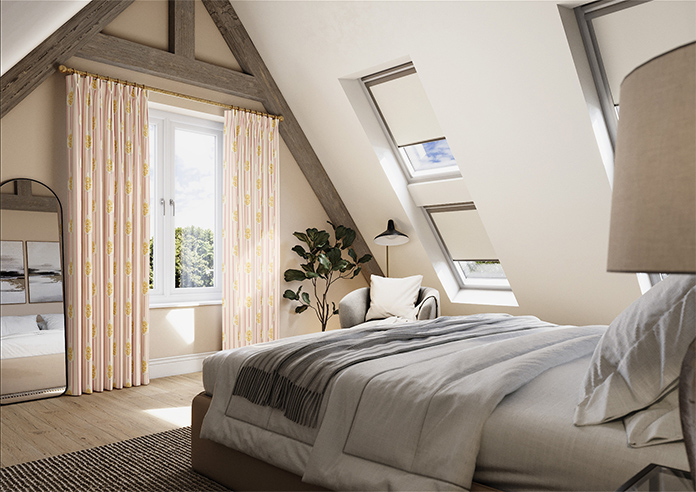 Petal & Block Bolli Stripe, Marigold - Made to Measure Curtains - Image 7
